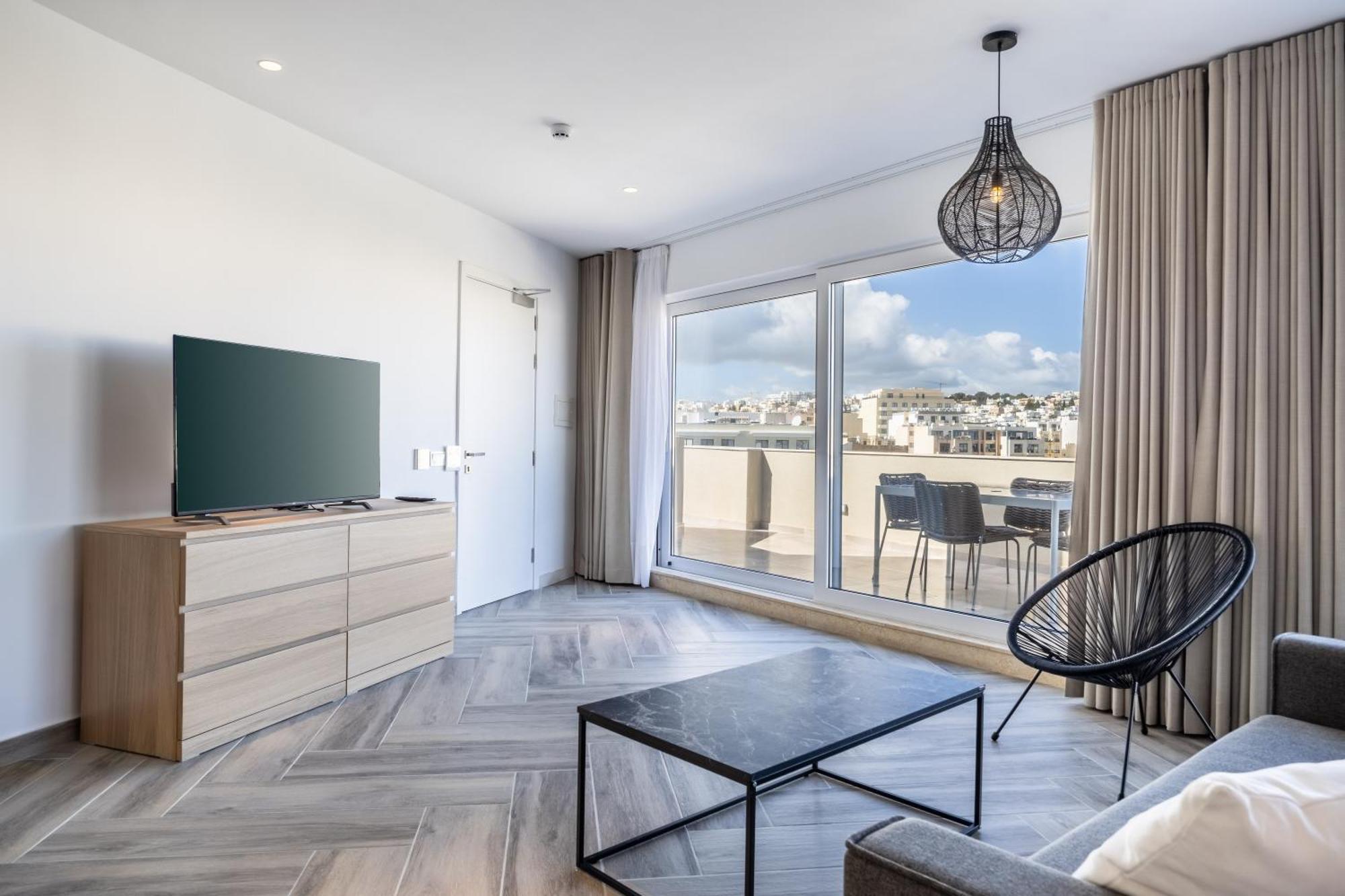 The Cube - Designer Finished Studio Penthouse By Sf Homes Gzira Εξωτερικό φωτογραφία